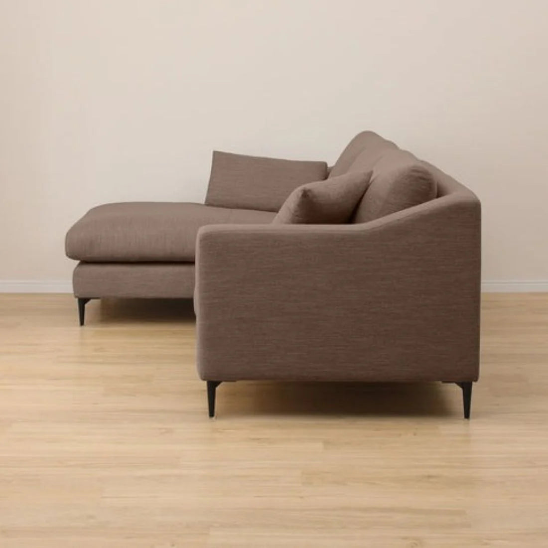 Flora 4 Seater L Shape Fabric Sofa – Stylish & Comfortable Sectional