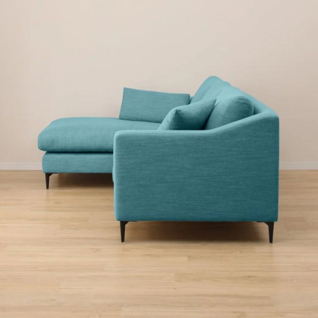 Flora 4 Seater L Shape Fabric Sofa – Stylish & Comfortable Sectional