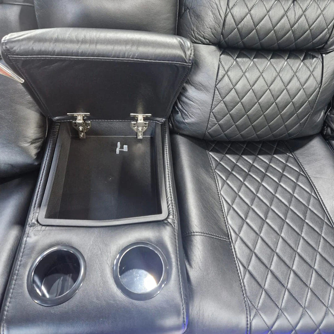 Halifax Leather Electric Recliner Corner Sofa s