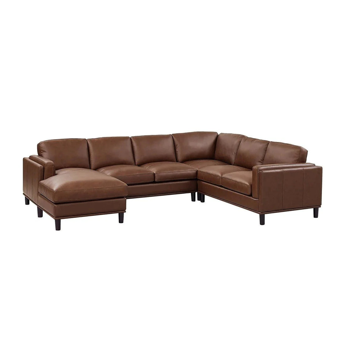 Steno 6 Seater U-Shape Leatherette Modular Sofa – Modern Luxury Sectional