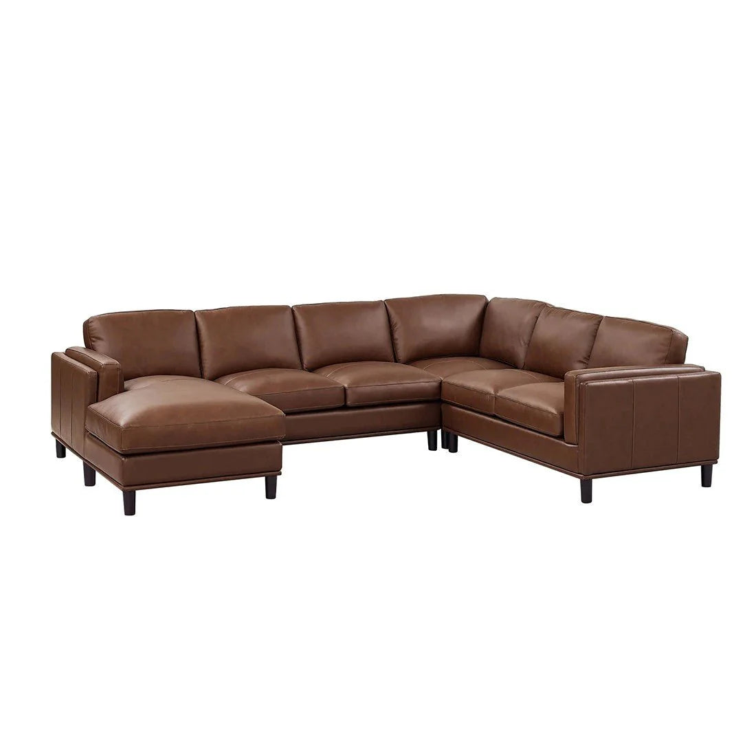 Steno 6 Seater U-Shape Leatherette Modular Sofa – Modern Luxury Sectional