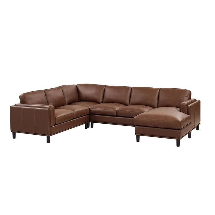 Steno 6 Seater U-Shape Leatherette Modular Sofa – Modern Luxury Sectional