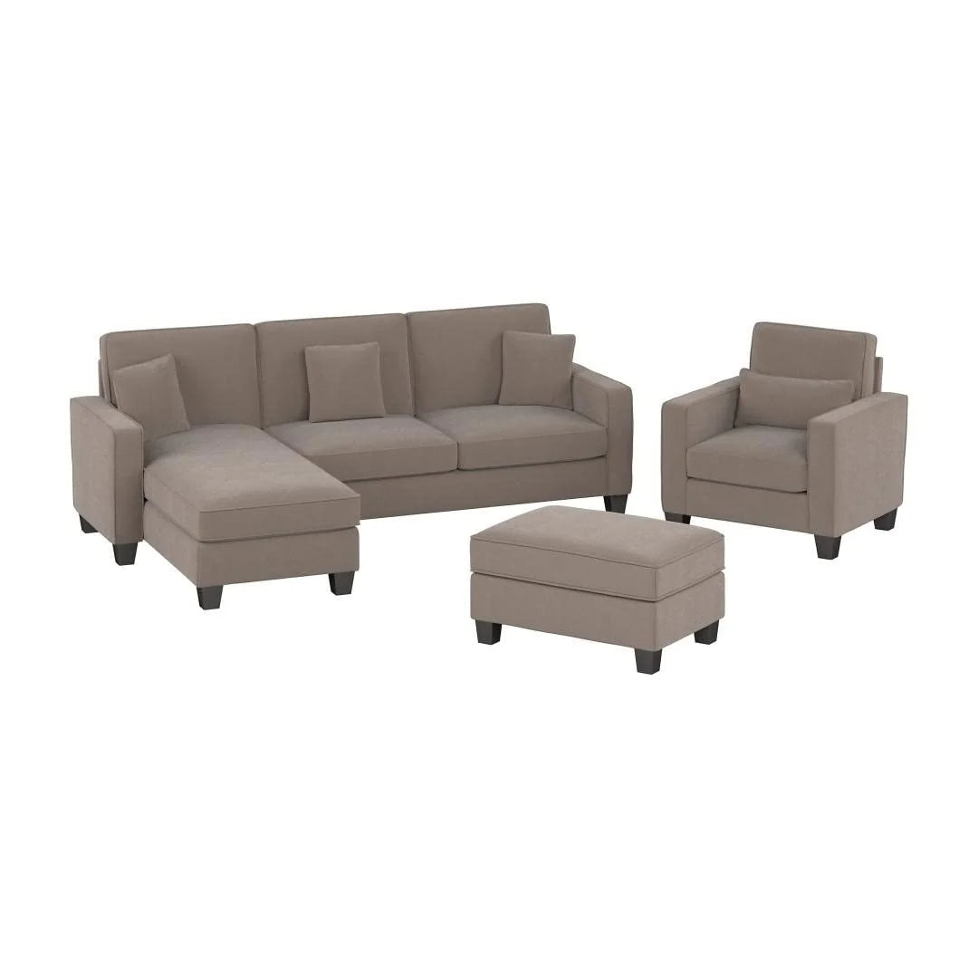 Moscow 1 Seater + 4 Seater L-Shape Sofa – Modern Living Room Set