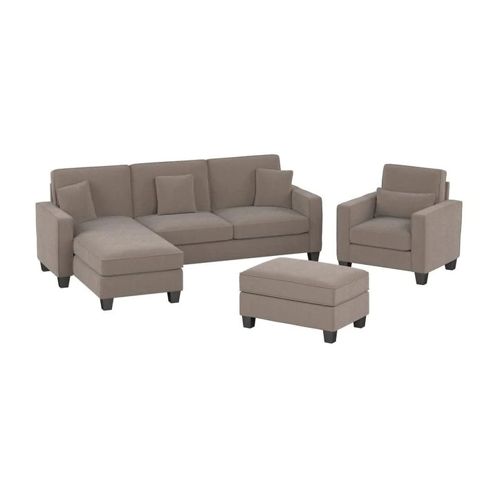 Moscow 1 Seater + 4 Seater L-Shape Sofa – Modern Living Room Set