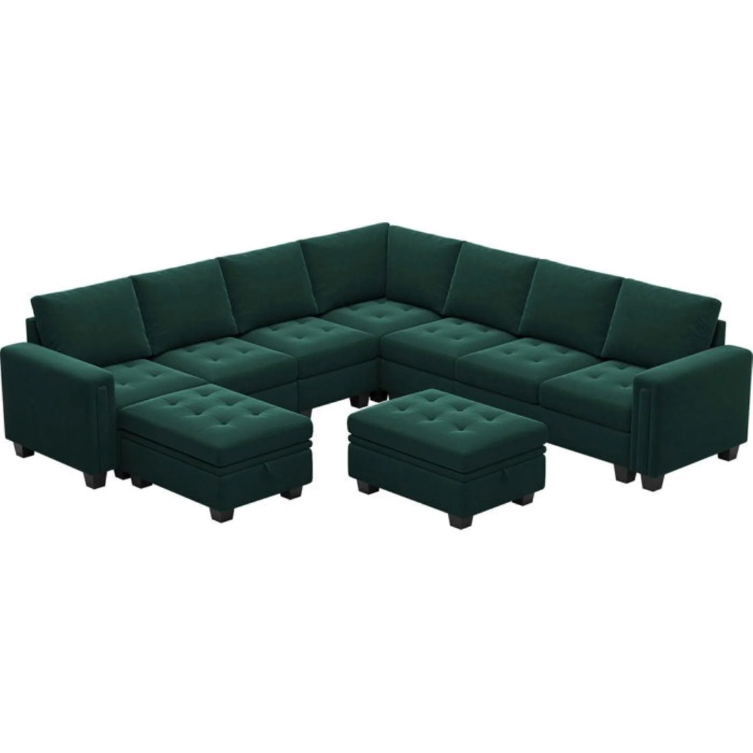 Moris Modular Corner Fabric Sofa – Modern Versatile Sectional