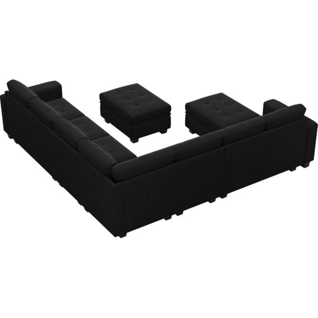 Moris Modular Corner Fabric Sofa – Modern Versatile Sectional