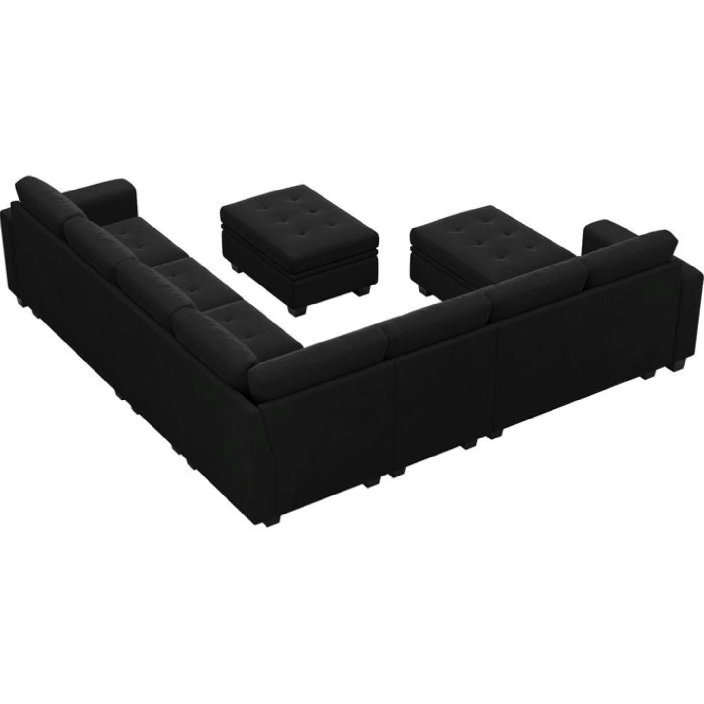 Moris Modular Corner Fabric Sofa – Modern Versatile Sectional