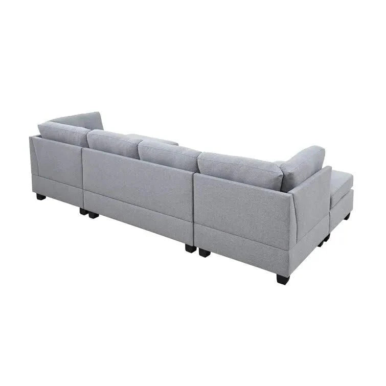 Ailey U-Shape Sofa – Modern Spacious Sectional Couch
