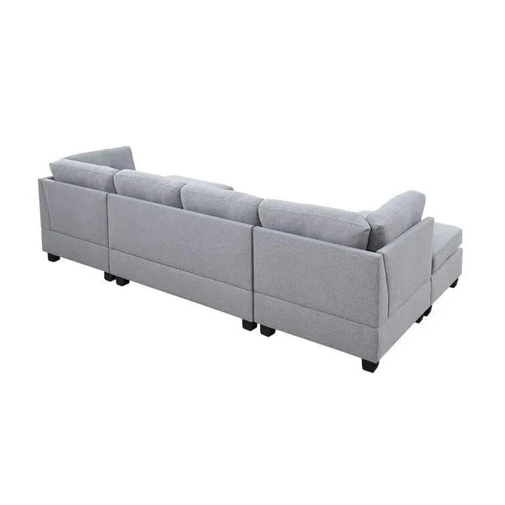 Ailey U-Shape Sofa – Modern Spacious Sectional Couch
