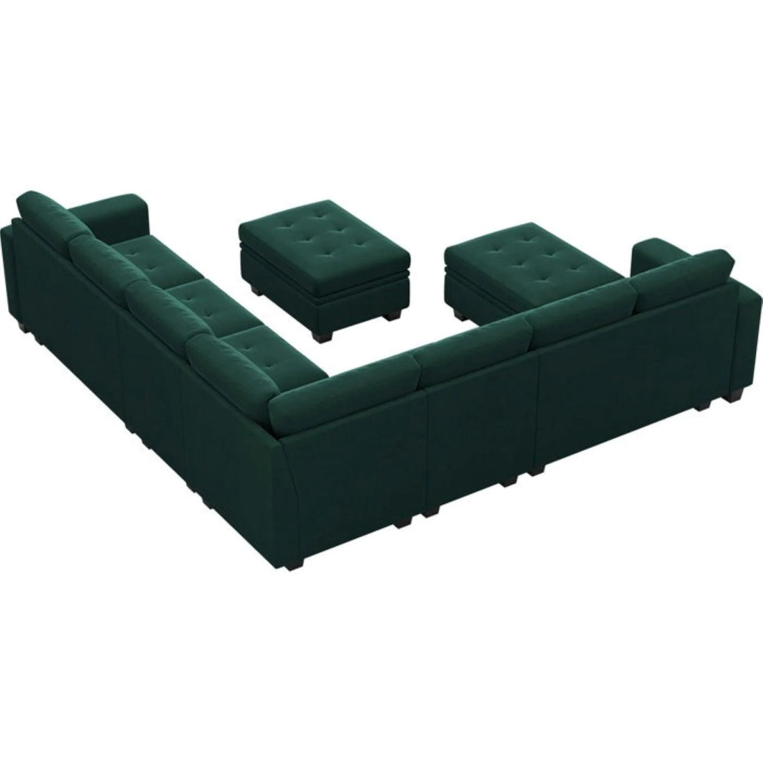 Moris Modular Corner Fabric Sofa – Modern Versatile Sectional