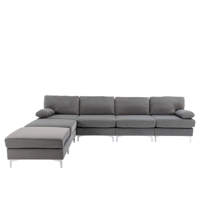 Coral 6 Seater U-Shape Sofa – Modern Family Sectional Couch