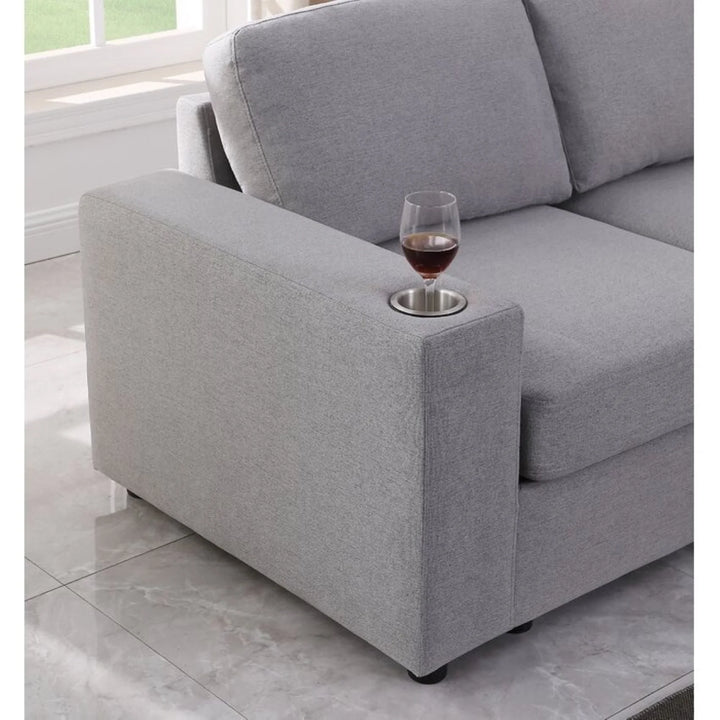 Cirina U-Shape Sofa – Modern Spacious Sectional Couch