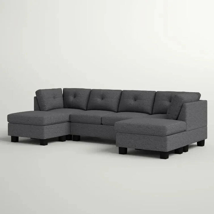 Ailey U-Shape Sofa – Modern Spacious Sectional Couch