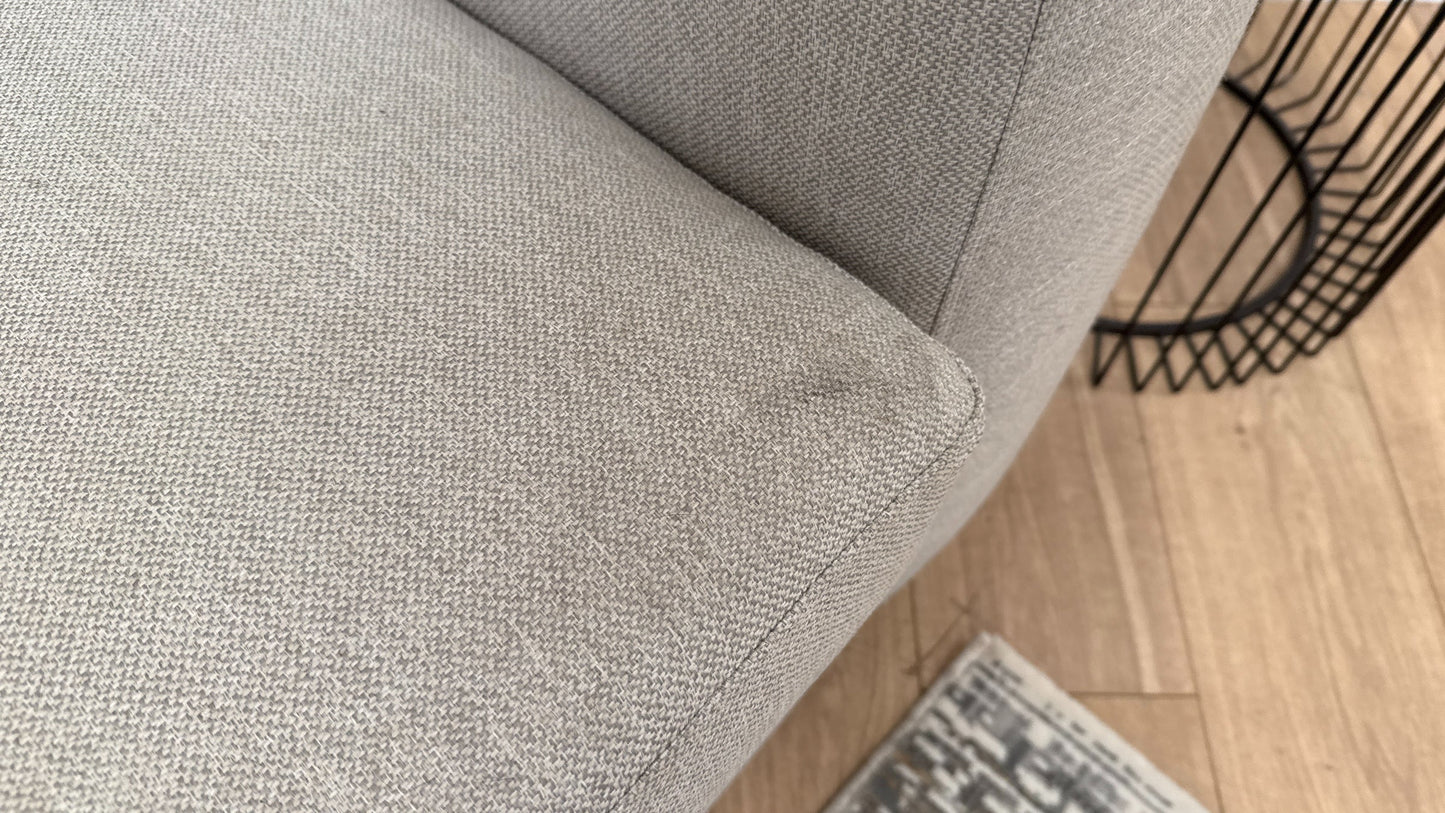 Layla 3 Seater Chaise Fabric Sofa | ABI Convenient Store UK