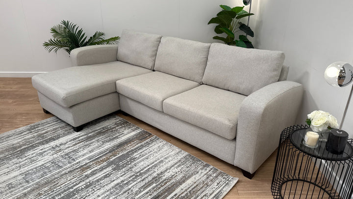 Layla 3 Seater Chaise Fabric Sofa | ABI Convenient Store UK
