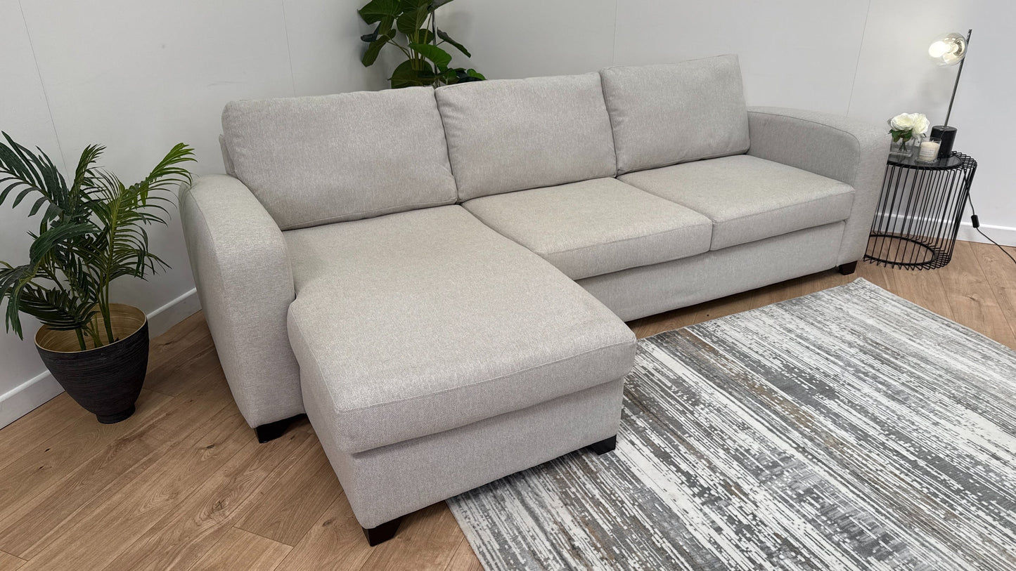 Layla 3 Seater Chaise Fabric Sofa | ABI Convenient Store UK
