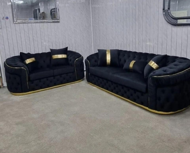 Khalifa Chesterfield 3+2 Seater Sofa Set | ABI Convenient Store