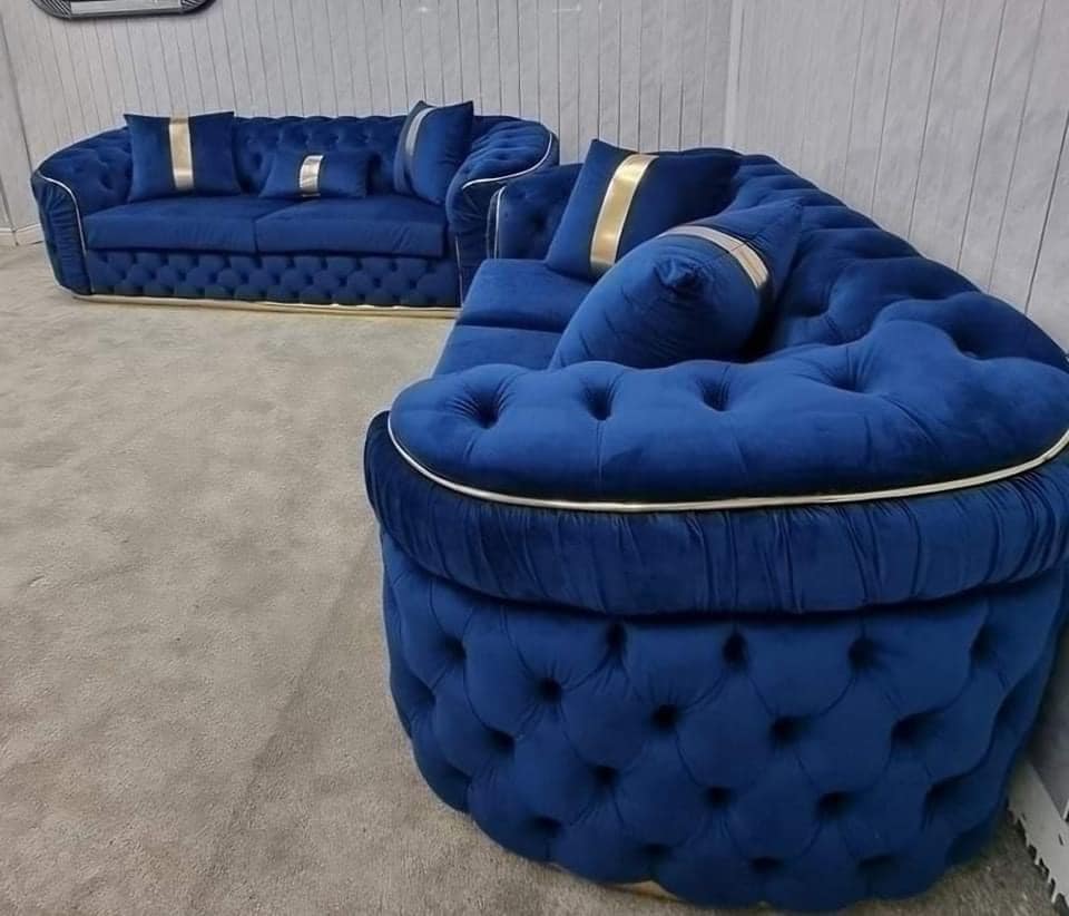 Khalifa Chesterfield 3+2 Seater Sofa Set | ABI Convenient Store