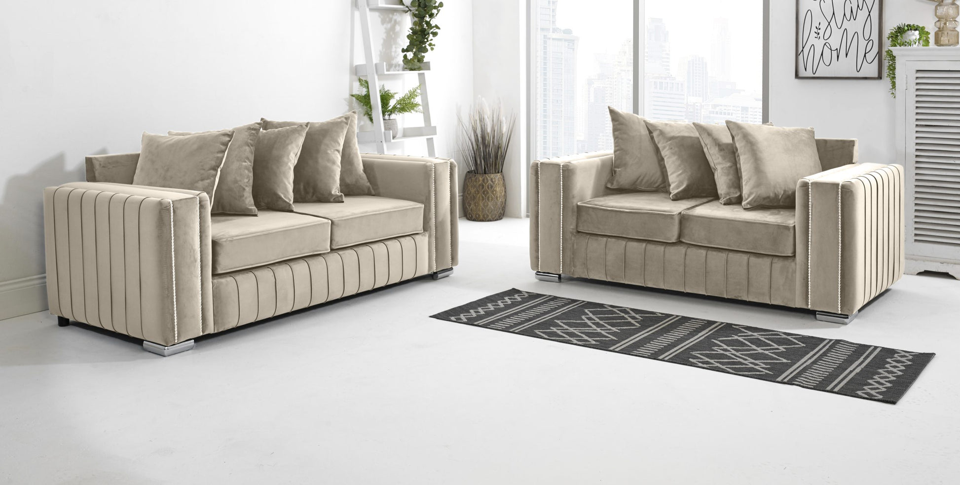 Layla 3+2 Scatterback Sofa Set – ABI Convenient Store