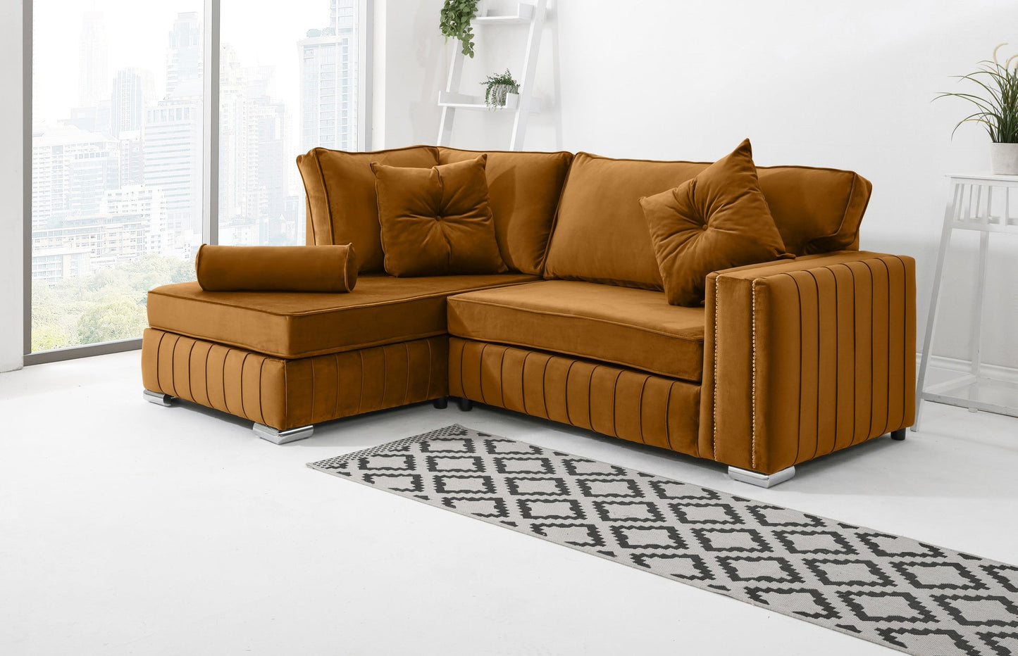 Layla Lounge Fullback Sofa + Extra Cushions | ABI Convenient Store