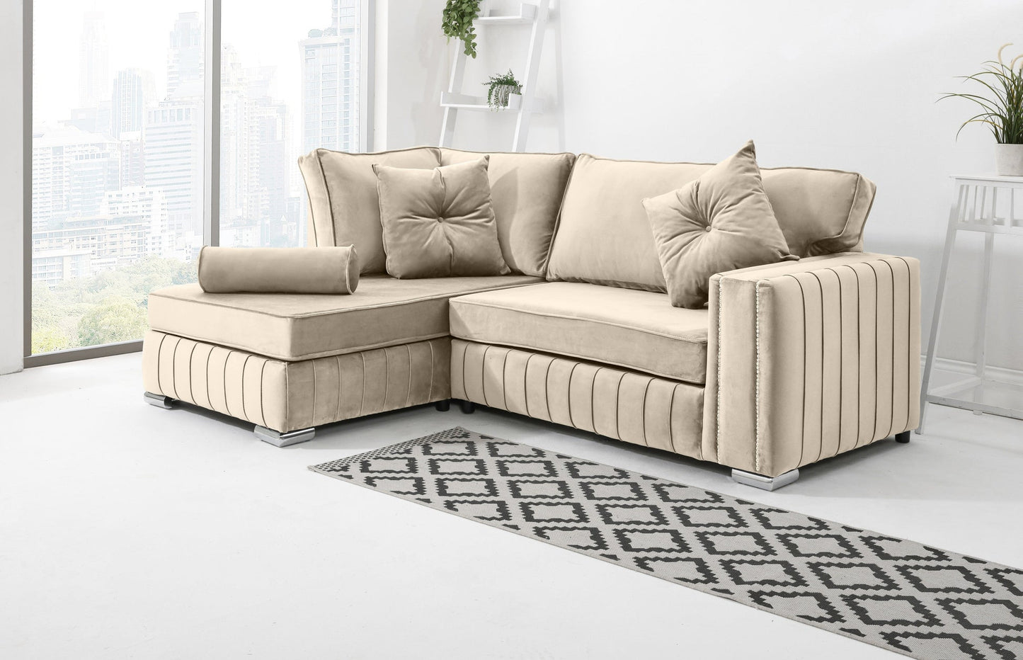 Layla Lounge Fullback Sofa + Extra Cushions | ABI Convenient Store