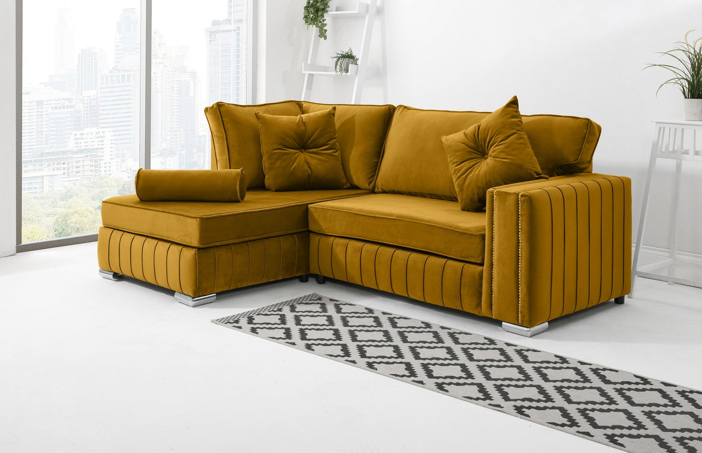 Layla Lounge Fullback Sofa + Extra Cushions | ABI Convenient Store