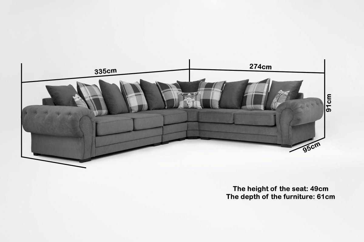 Verona Extended Corner Sofa – ABI Convenient Store