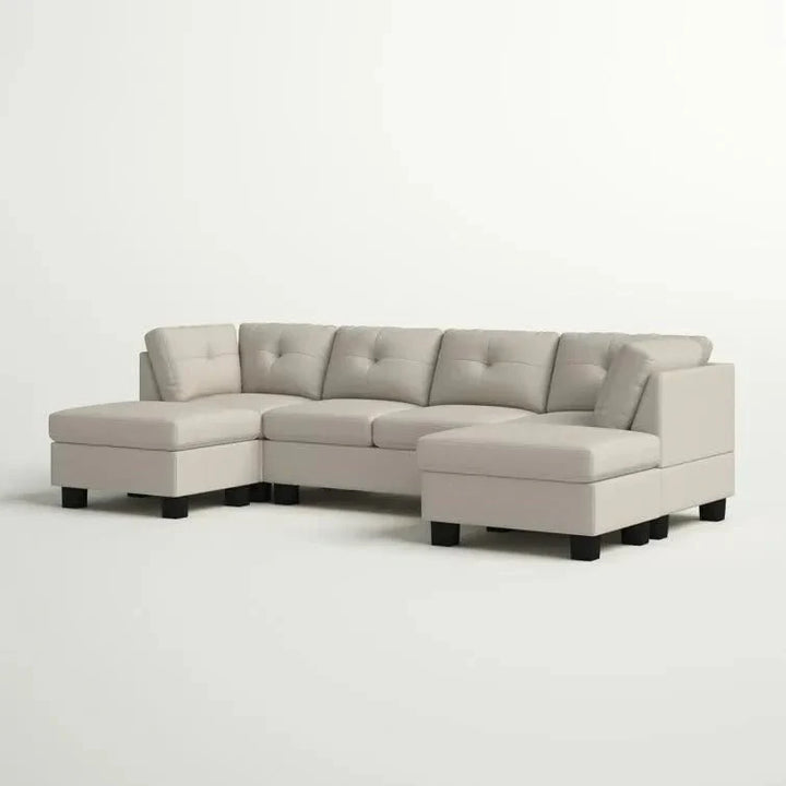 Ailey U-Shape Sofa – Modern Spacious Sectional Couch