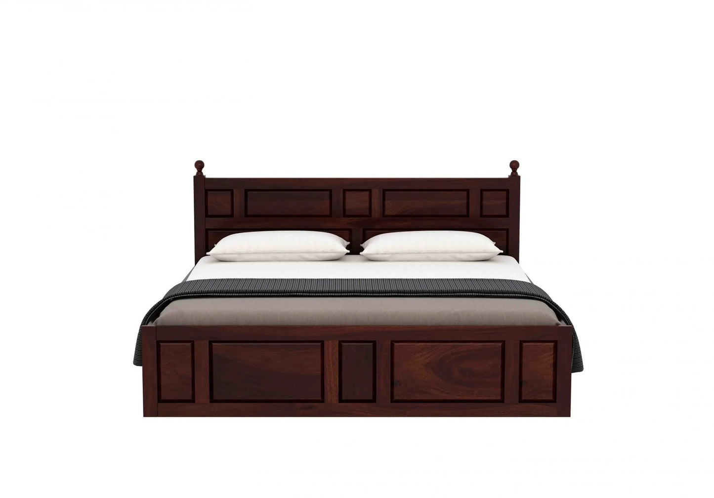 Advin Sheesham Wood Bed with Box Storage | Abi Convenient Store