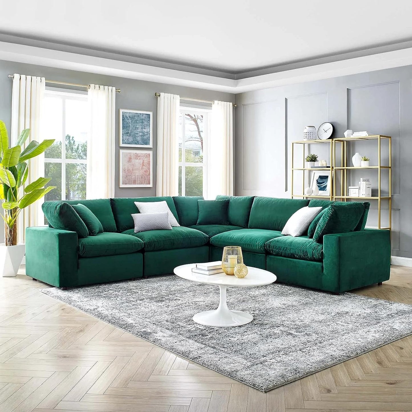 Alston Fabric L Shape Corner Sofa – Abi Convenient Store