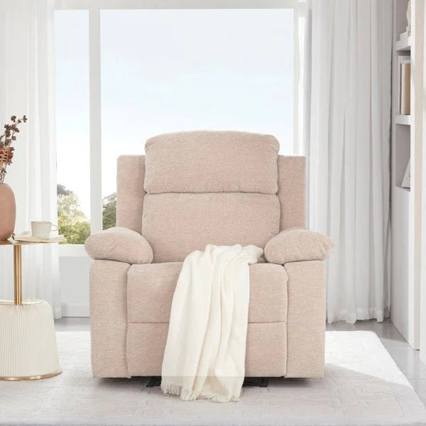 Brevik Fabric Manual Recliner | 1 Seater Recliner – Abi Convenient Store