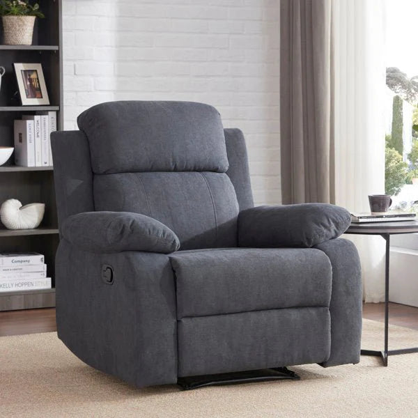 Brevik Fabric Manual Recliner | 1 Seater Recliner – Abi Convenient Store