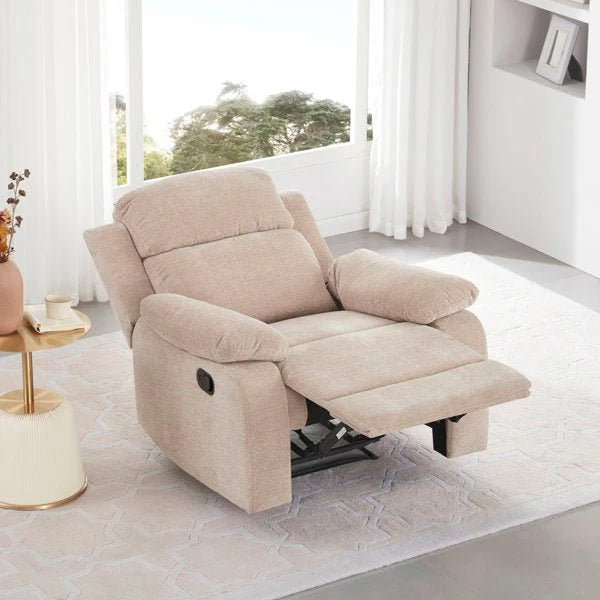 Brevik Fabric Manual Recliner | 1 Seater Recliner – Abi Convenient Store