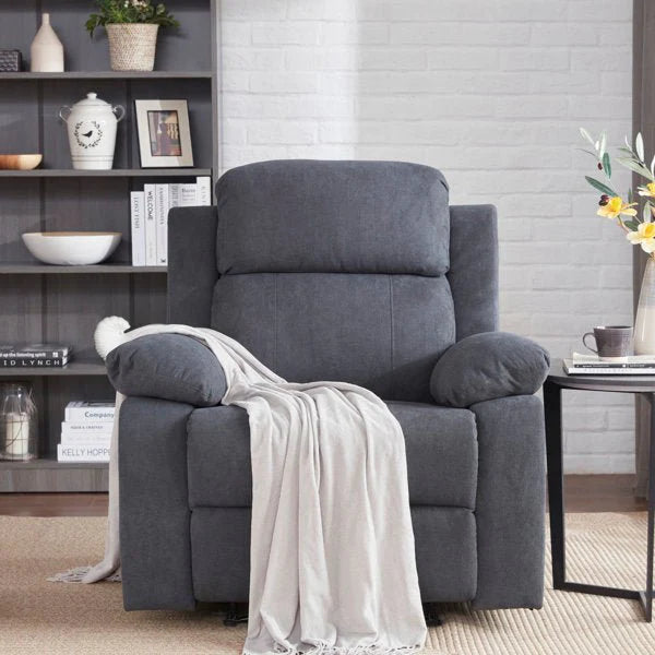 Brevik Fabric Manual Recliner | 1 Seater Recliner – Abi Convenient Store
