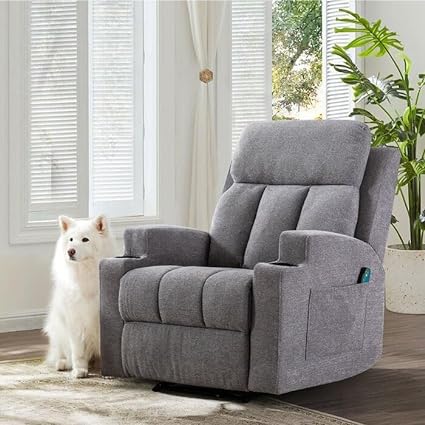 Clinton 1 Seater Fabric Manual Recliner – Abi Convenient Store