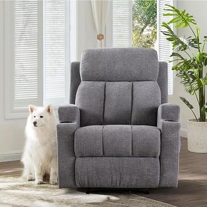 Clinton 1 Seater Fabric Manual Recliner – Abi Convenient Store