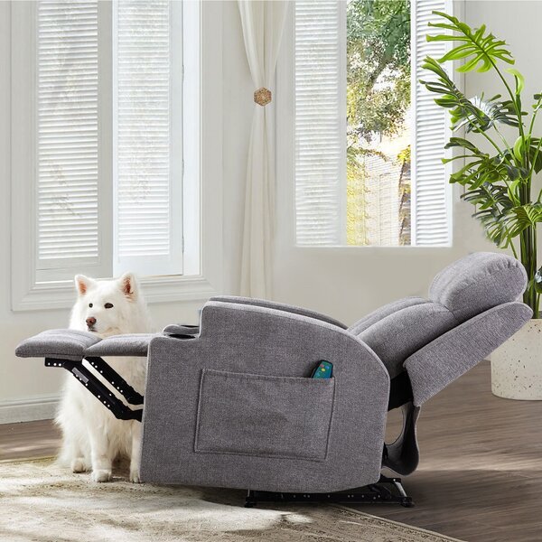 Clinton 1 Seater Fabric Manual Recliner – Abi Convenient Store