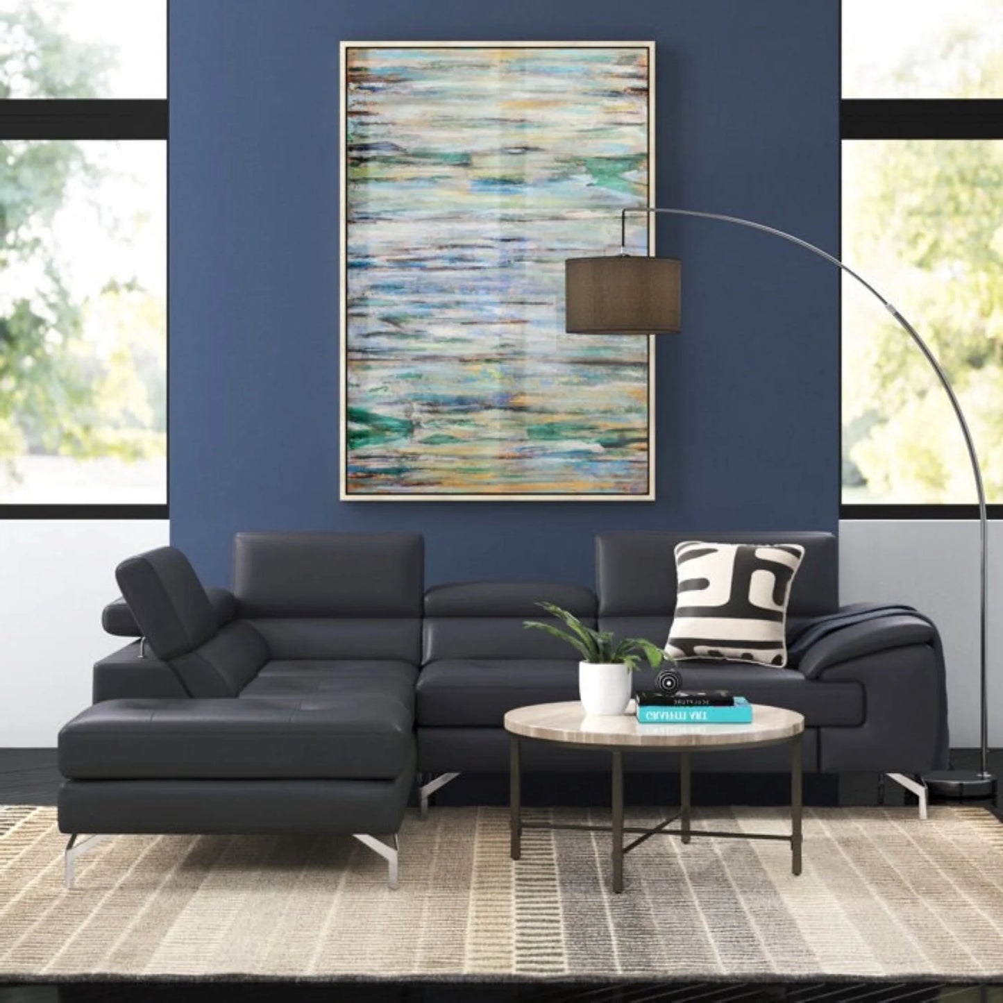 Crasio 5 Seater L Shape Leatherette Sofa – Abi Convenient Store