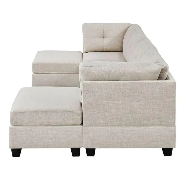 Ailey U-Shape Sofa – Modern Spacious Sectional Couch
