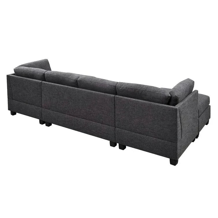 Ailey U-Shape Sofa – Modern Spacious Sectional Couch
