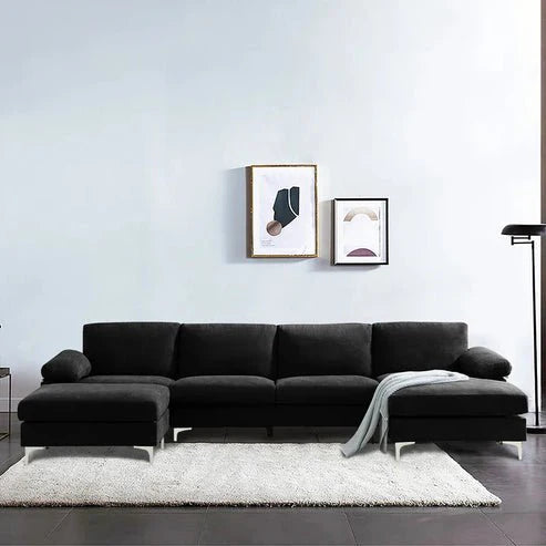 Coral 6 Seater U-Shape Sofa – Modern Family Sectional Couch