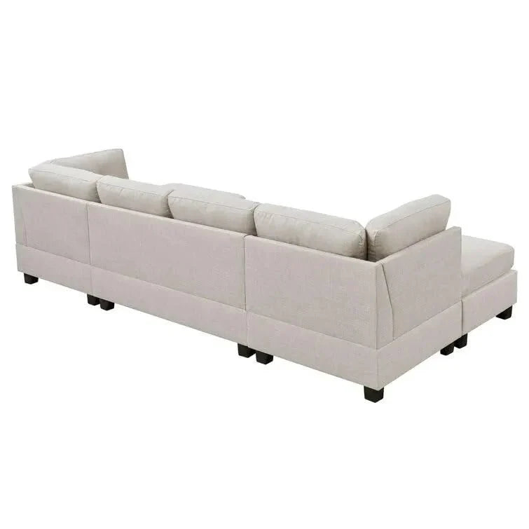 Ailey U-Shape Sofa – Modern Spacious Sectional Couch