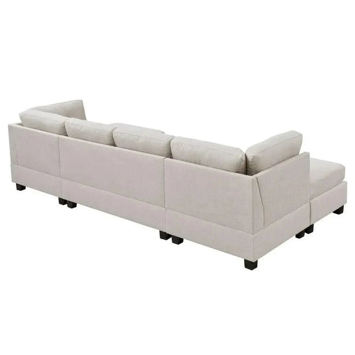 Ailey U-Shape Sofa – Modern Spacious Sectional Couch