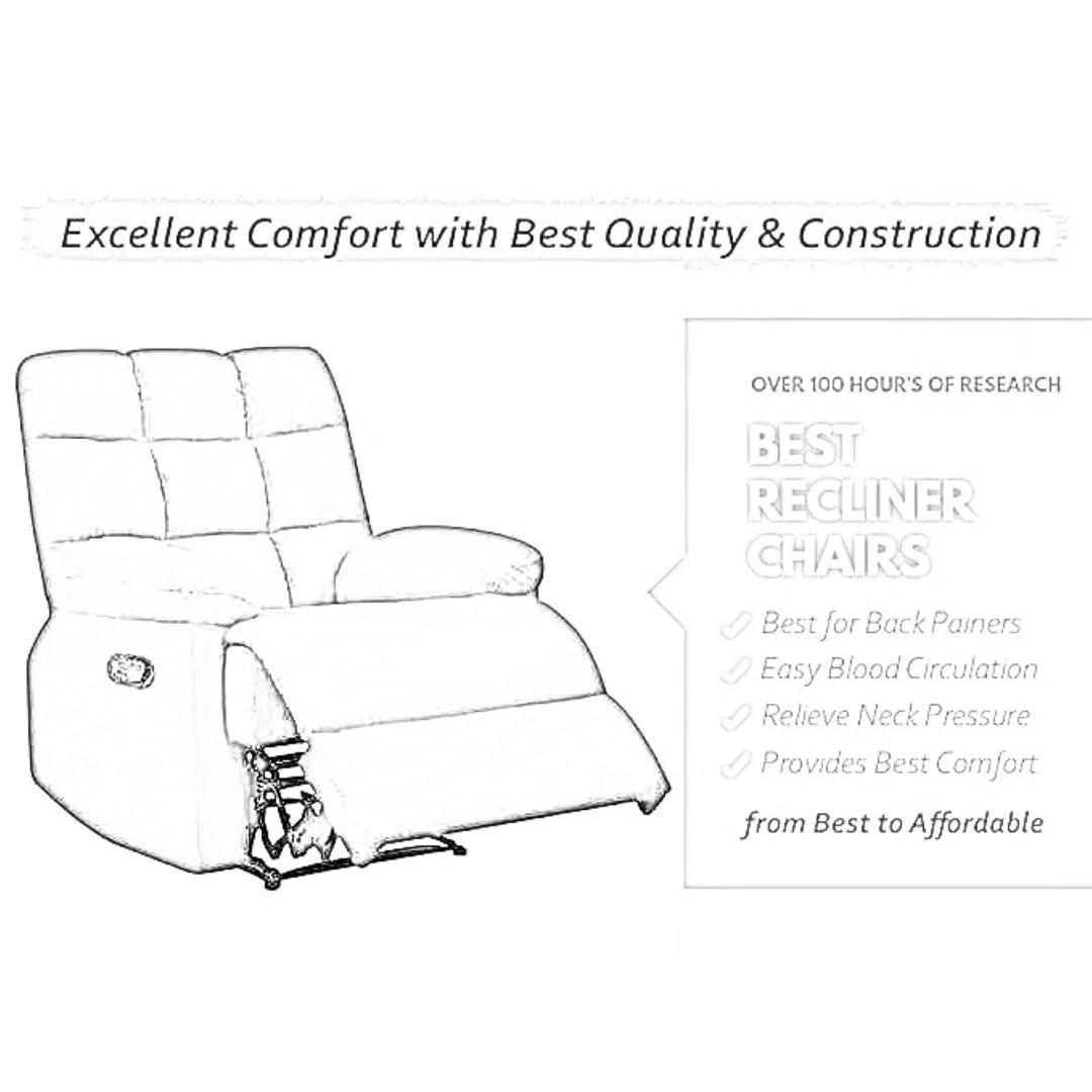 Flumin 1 Seater Manual Recliner – Abi Convenient Store