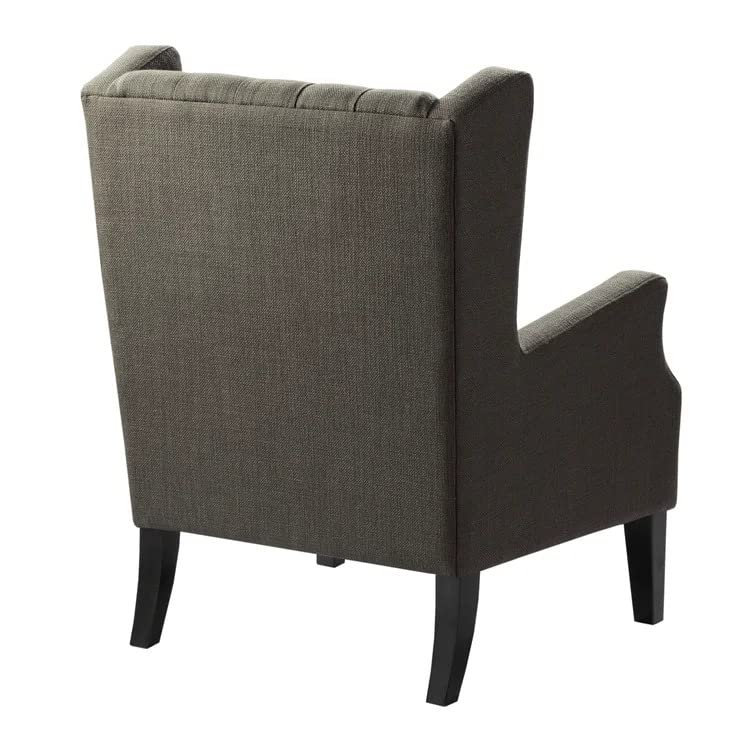 Frank 1 Seater Wide Tufted Wingback Upholstered Wing Chair – Abi Convenient Store