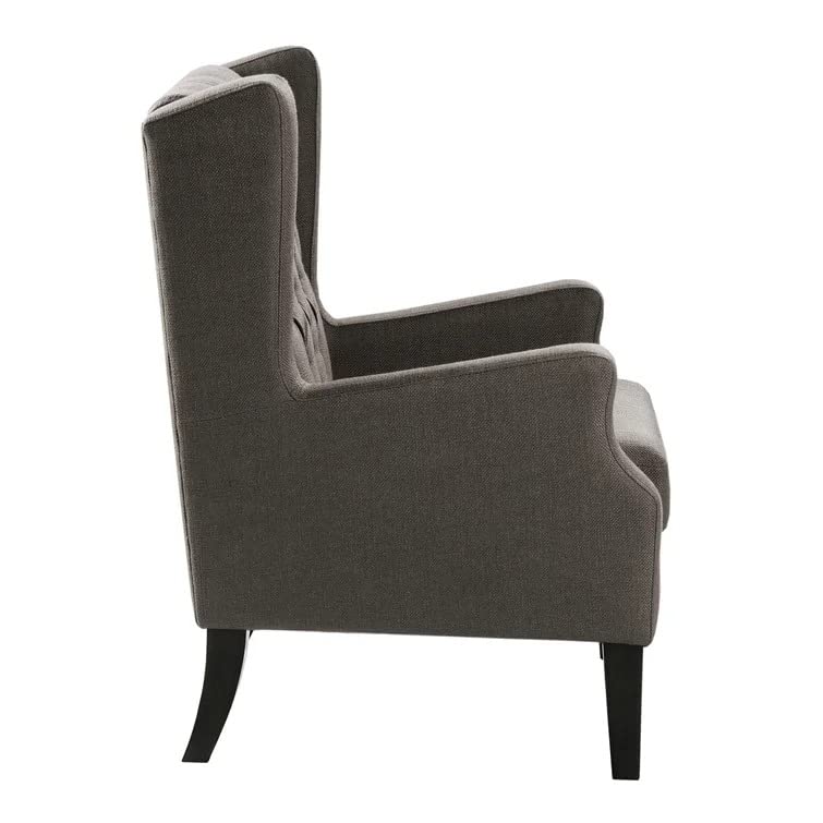 Frank 1 Seater Wide Tufted Wingback Upholstered Wing Chair – Abi Convenient Store
