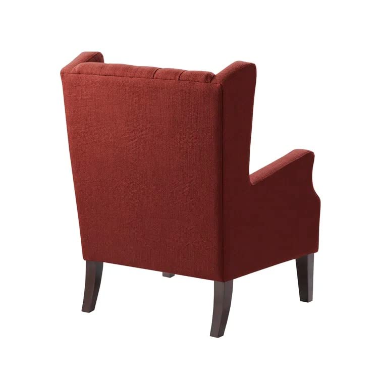 Frank 1 Seater Wide Tufted Wingback Upholstered Wing Chair – Abi Convenient Store