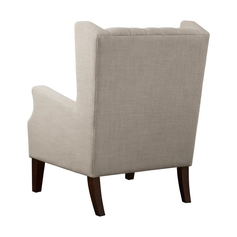 Frank 1 Seater Wide Tufted Wingback Upholstered Wing Chair – Abi Convenient Store