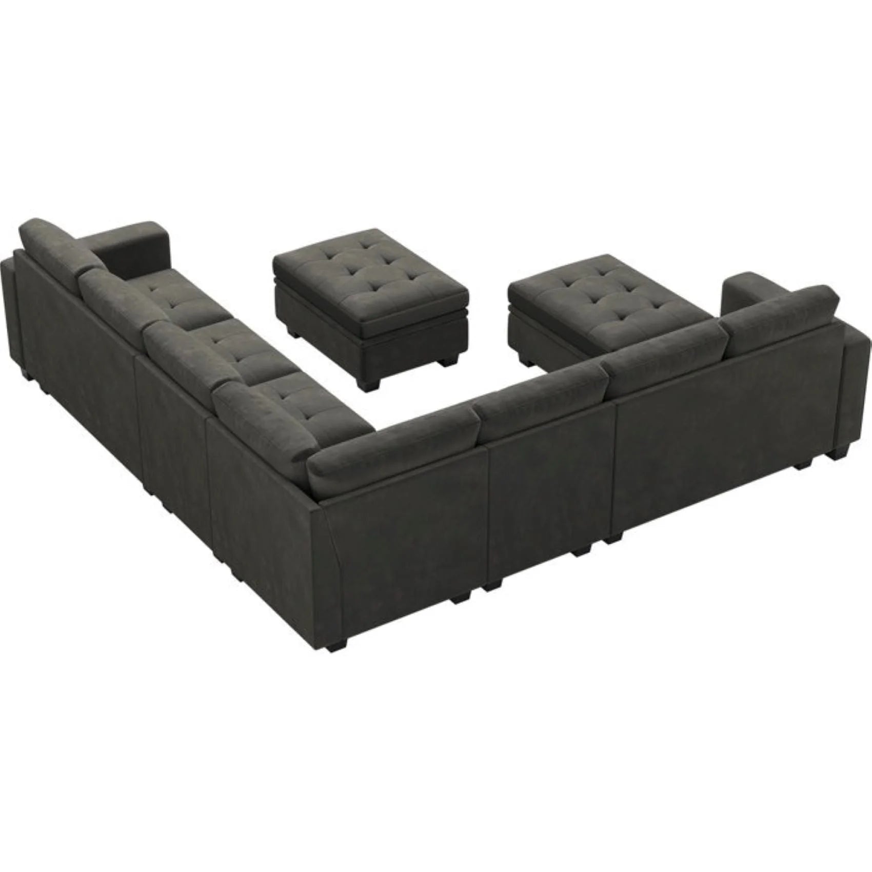 Moris Modular Corner Fabric Sofa – Modern Versatile Sectional