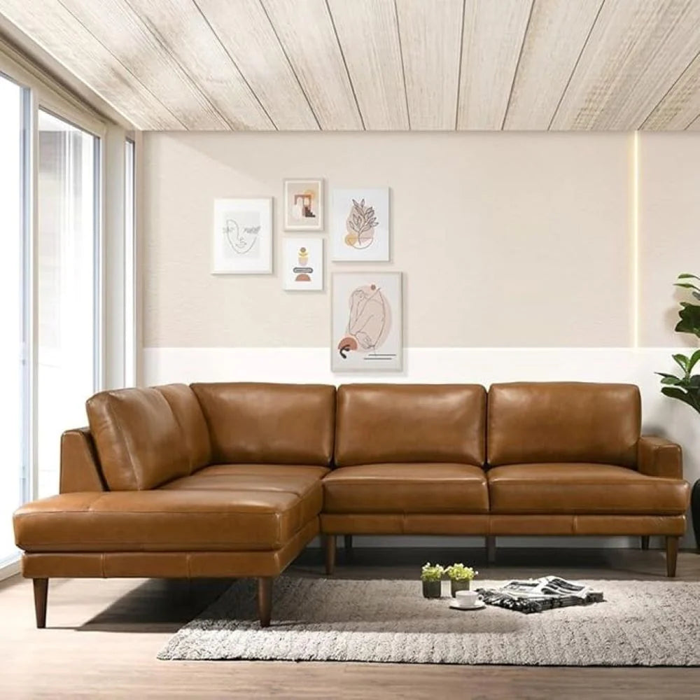 Irina L Shape 6 Seater Leatherette Sectional Sofa – Abi Convenient Store